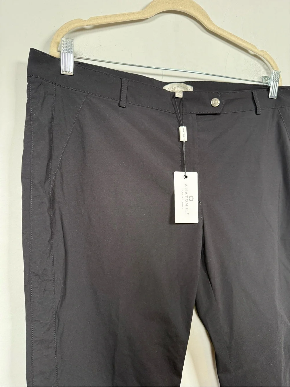 NWT Anatomie Women's Black Techno Chino Mid Rise Travel Pant Sz XL (12/14) - Picture 2 of 12